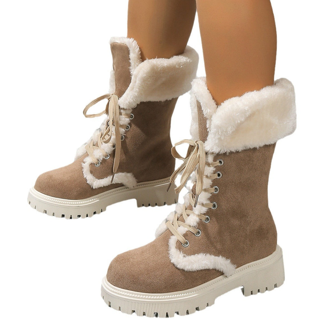 Mila | Fellige, warme Damen-Schneestiefel mit rutschfester Sohle