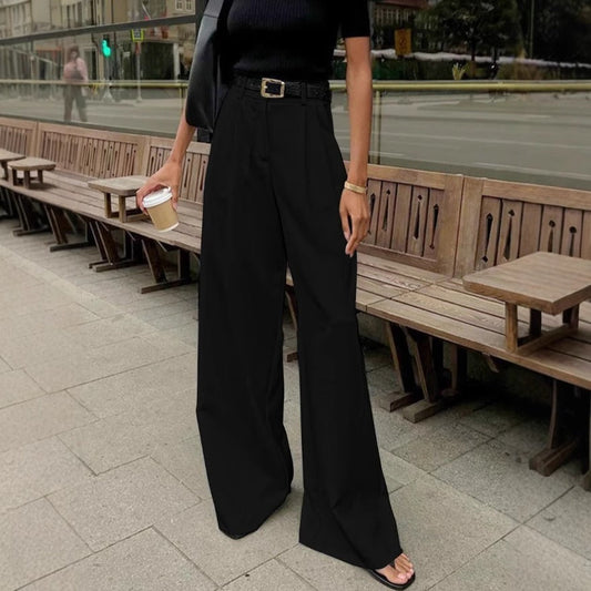 Maria - Stilvolle, weit geschnittene Hose mit weitem Bein