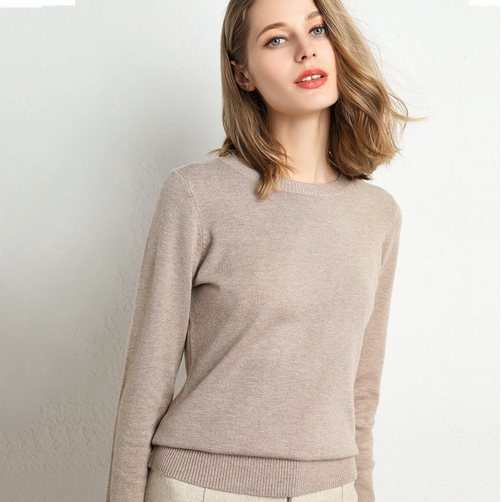 Luise | Klassischer Wollpullover