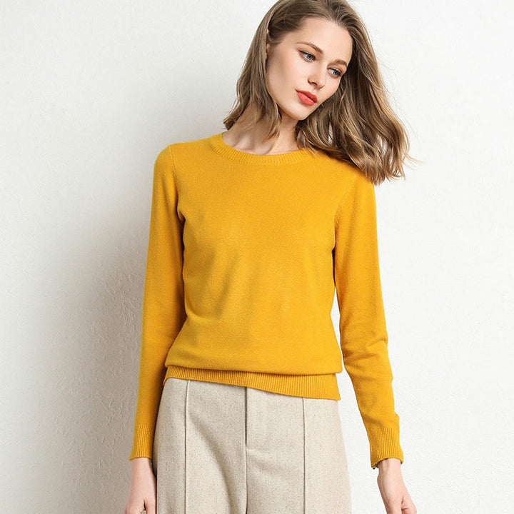 Luise | Klassischer Wollpullover