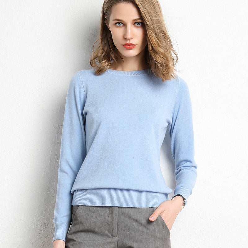 Luise | Klassischer Wollpullover