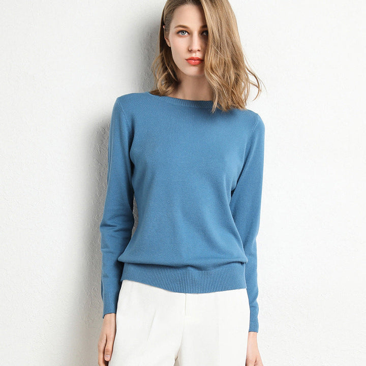 Luise | Klassischer Wollpullover