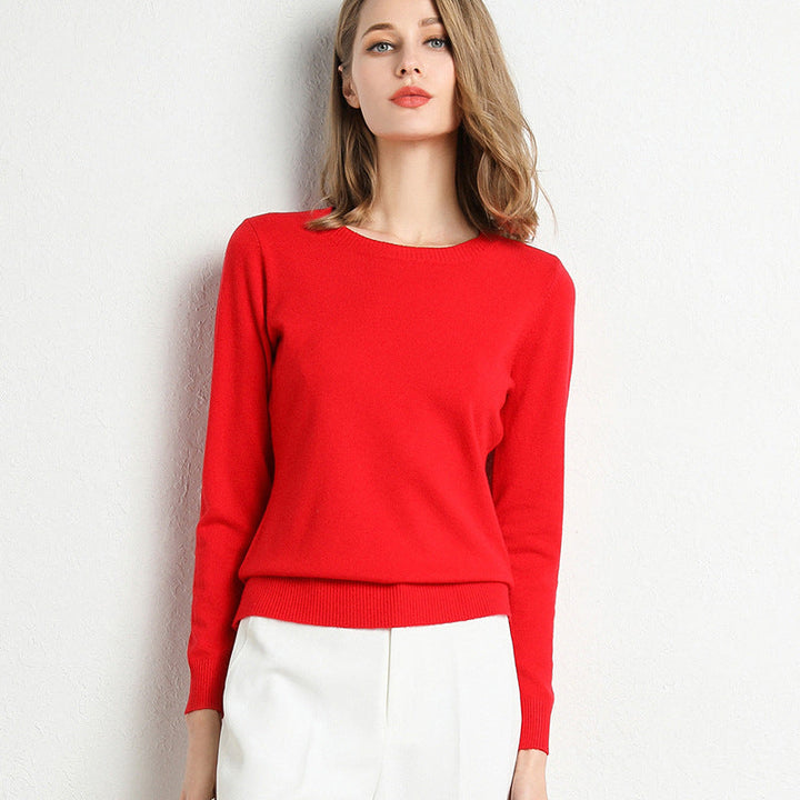 Luise | Klassischer Wollpullover