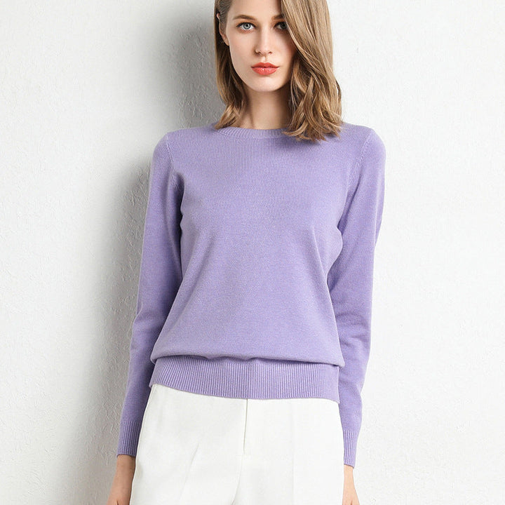 Luise | Klassischer Wollpullover