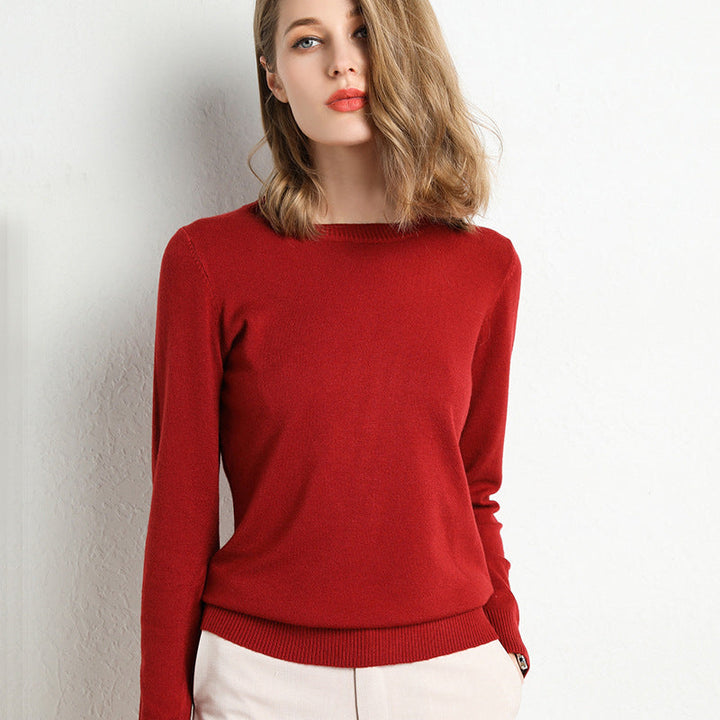 Luise | Klassischer Wollpullover