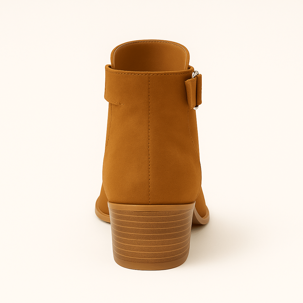 Liora - Orthopädische Damen-Stiefeletten mit Blockabsatz und Cut-Out