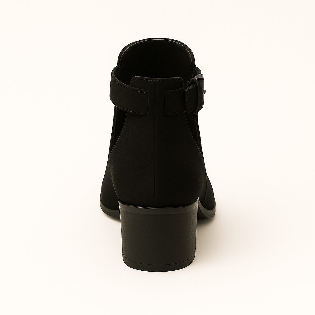 Liora - Orthopädische Damen-Stiefeletten mit Blockabsatz und Cut-Out