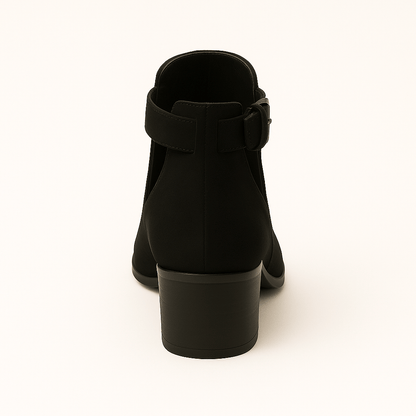 Liora - Orthopädische Damen-Stiefeletten mit Blockabsatz und Cut-Out