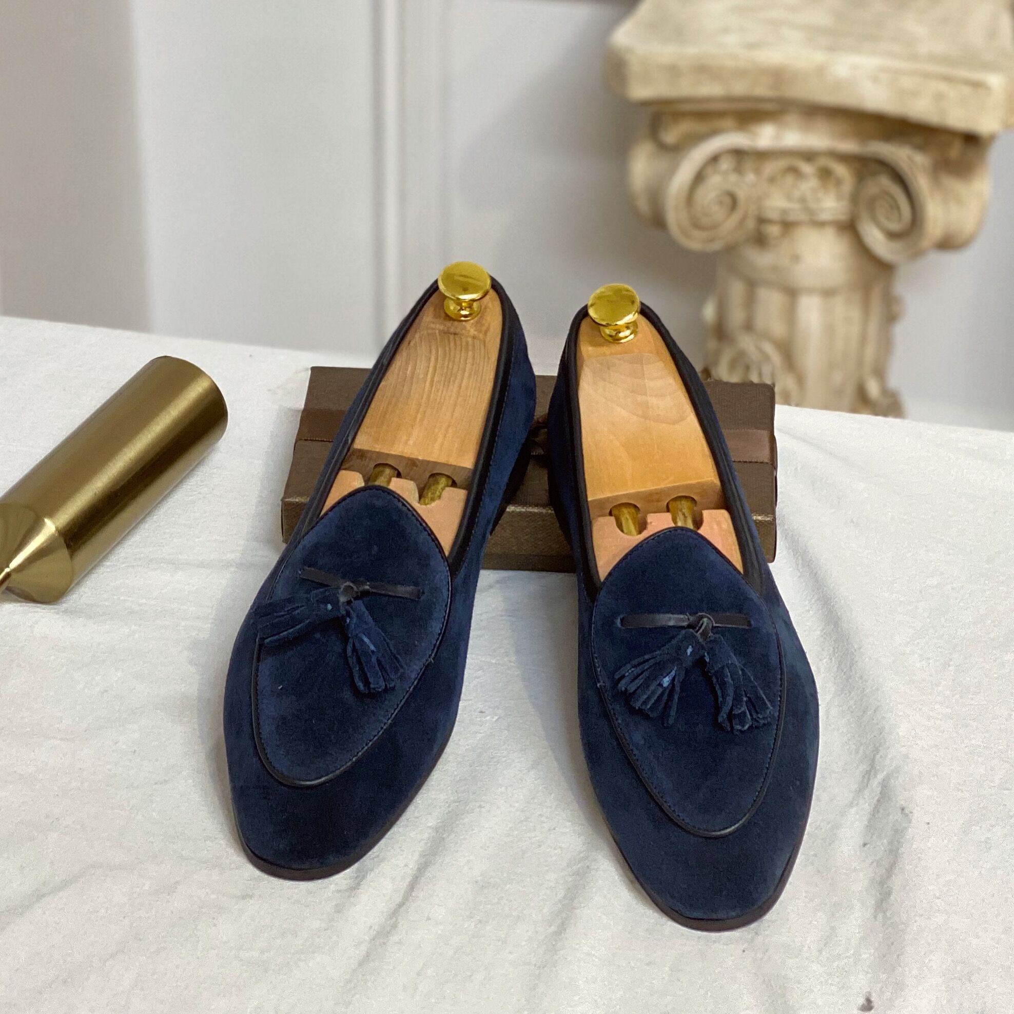 Stuttgart | Modische Wildleder Slip On Mode Loafers