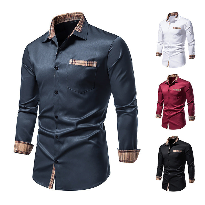 Stuttgart | Modern Herren Casual Langarm Formal