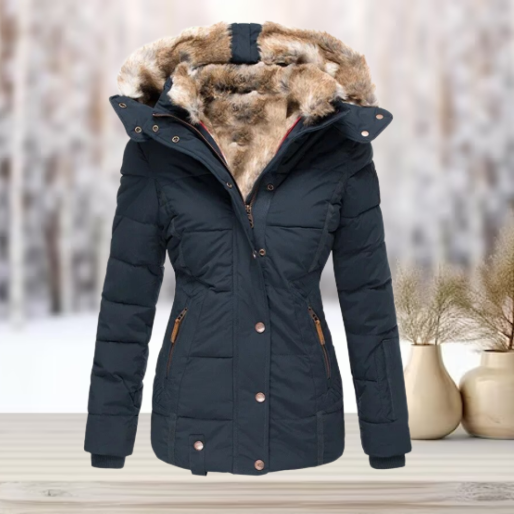 Pharsa | Winterpelzjacke mit Kapuze