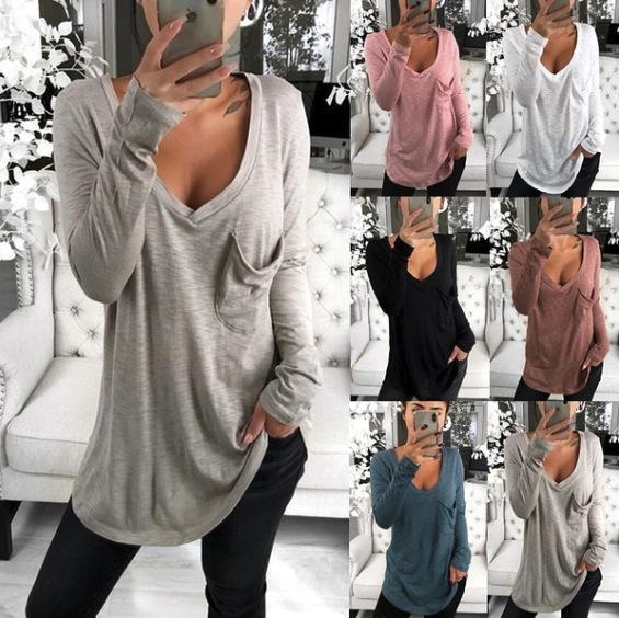 Sarah | Lässiger Pullover mit V-Ausschnitt